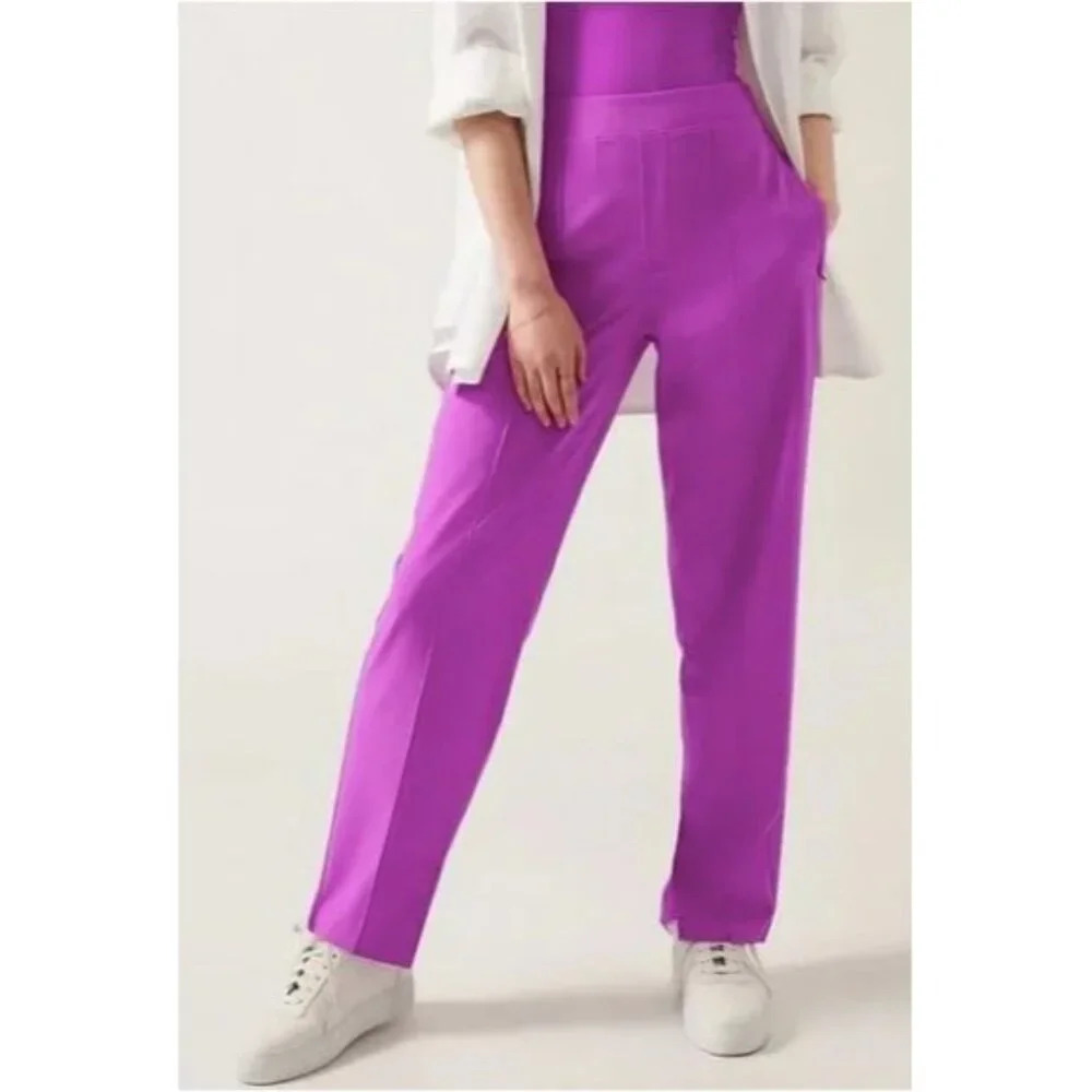 NWT Athleta Vienna Slim Jazzy Purple Pants-sz 2